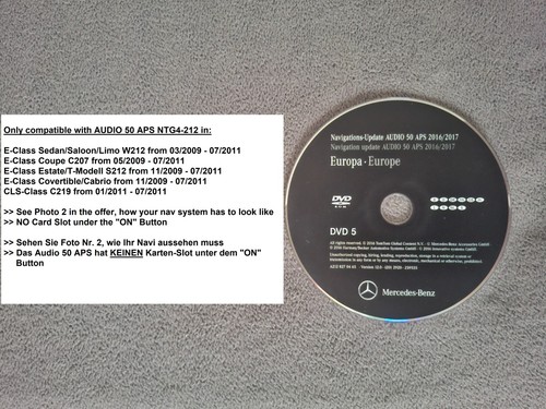 Dvd navigazione mercedes - dvd, audio