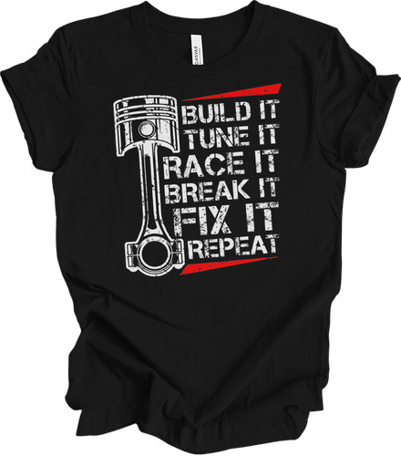 Maglietta build tune race - tune,