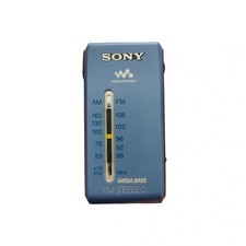 SONY SRF-S84 RADIO FM AM PORTATILE MINI CON CLIP BLU WALKMAN MEGA BASS STEREO