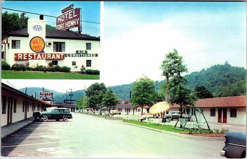Cartolina wheeling motel - wv,