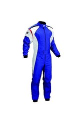 TUTA KART KARTING BLU BIANCO 2013 60 OMP RACING KK01717 CIK-FIA level 2 SCADUTA