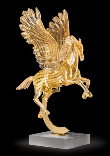 Cavallo alato vetro di - vetro,
