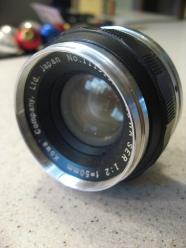 Obiettivo fotocamera vintage