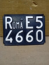 Targa auto roma anni - auto,