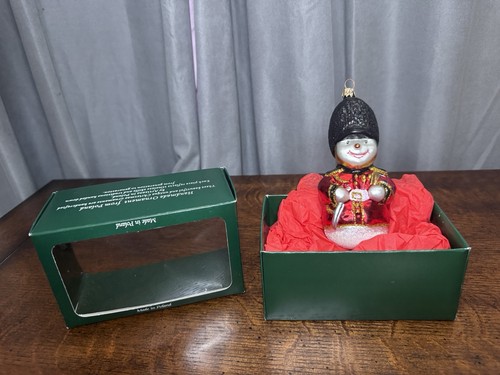Natale vetro soffiato soldato - vetro,
