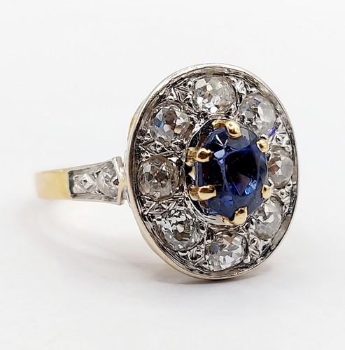 Anello pompadour antico - , oro