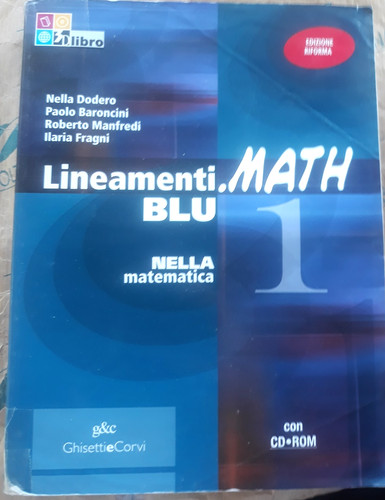 Lineamenti math blu vol - lineamenti.math,