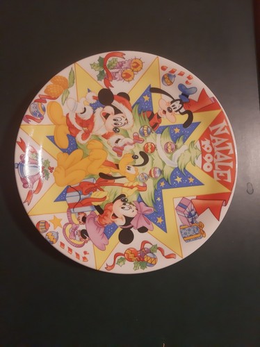 Piatto disney natale 1990 - natale,