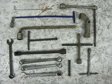 Lotto Antiche chiavi inglesi a tubo pipa FLESSIBILI Vintage D'epoca da meccanico