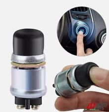 Pulsante Avviamento Motore Interruttore 12V 50A Pressofuso Alu Impermeabile