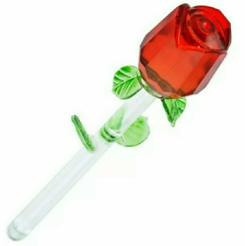 Fiore rosa eternità - di, vetro