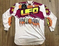 Vtg UFO Halloween XL motocross