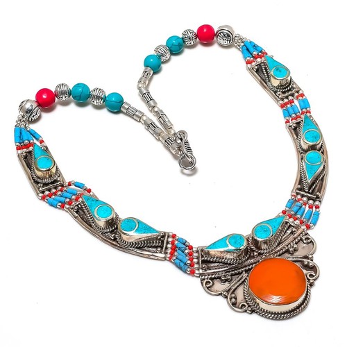 Collana turchese corallo