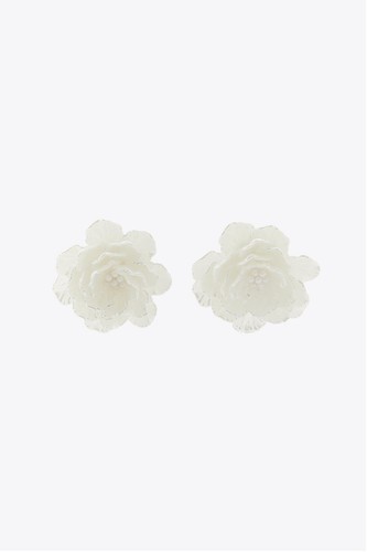 Zara flower earrings - zara,