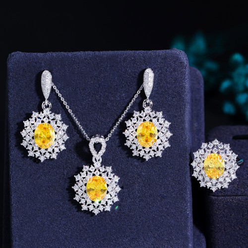 Collana orecchini anello - orecchini,
