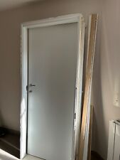 Porta interna in laminato bianco liscio 850x1980x100