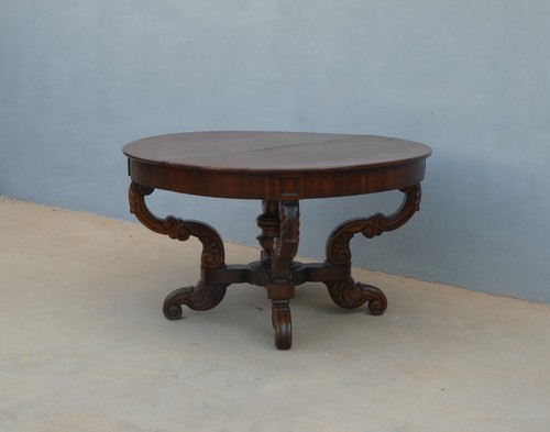 Tavolo allungabile tondo - , a