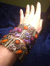 Set 3 Bracciali donna stile liberty misure adattabili - Set of 3 Art Nouveau sty