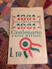 Bustina Di Figurine Sigillata Edizione Bea : Italia 61 Centenario Unità D'Italia