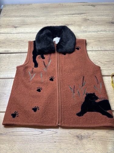 Gilet pantera donna vintage