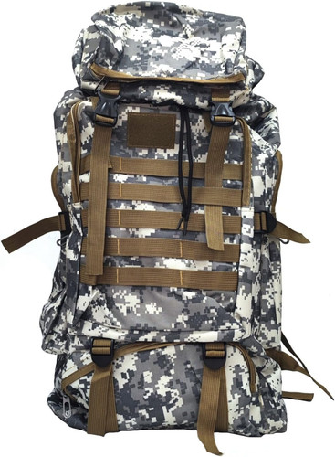 Zaino camo grigio tattico - zaino,