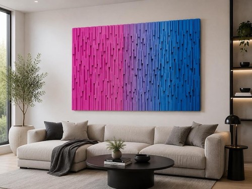 Scultura geometrica wall - scultura,