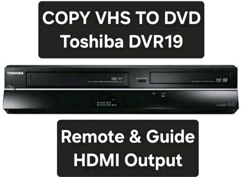 Toshiba dvr19 vhs registratore - dvr19,