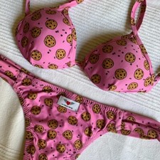 Bikini Lovers Cookies triangolo + slip M Costume linea junk food