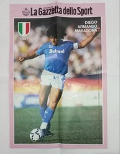POSTER MARADONA gazzetta dello sport 1987 32x48cm