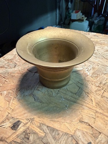 Mortaio ottone antico - mortaio,