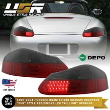 Euro Red / Smoke LED Tail