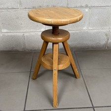 Sgabello legno girevole - legno,