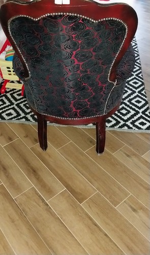 Poltrona velluto vintage - poltrona,