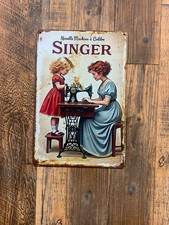 Insegna in metallo, Singer
