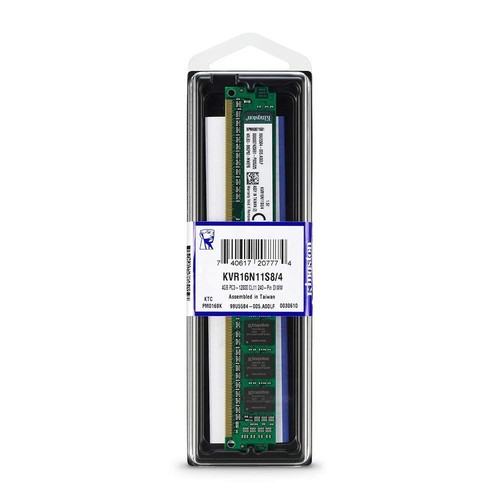 Kingston valueram 4gb - kingston, 1600mhz