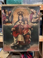Antico dipinto olio scuola - antico,