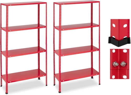 Scaffali acciaio set da 2 - scaffali,