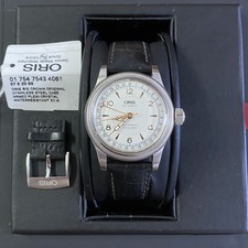 Orologio Uomo Automatico ORIS Big Crown Pointer Data 7543 Quadrante Argento di JP