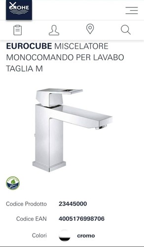 Miscelatori cromati grohe - cromati,