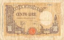 Italy  100  Lire  9.12.1942  P