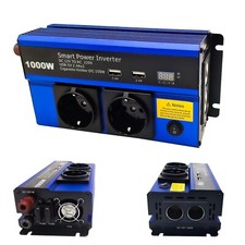 inverter 1000W smart power modulato da 12v a ac 220v usb - 6 porte auto camper