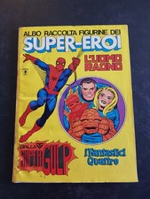 ALBUM SUPER-EROI L'UOMO RAGNO E I FANTATSTICI QUATTRO ED. CORNO 1976 - COMPLETO