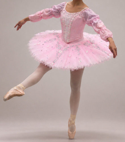 Costume tutù rosa balletto