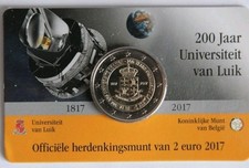 2 EURO BELGIO 2017 COINCARD - UNIVERSITA' DI LIEGI_VERSIONE FRANCESE
