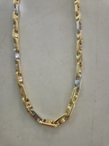 Collana oro bicolore 18 - collana,