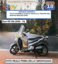 Sono Disponibili Ricambi usati scooter Sym HD 200 2006  2010