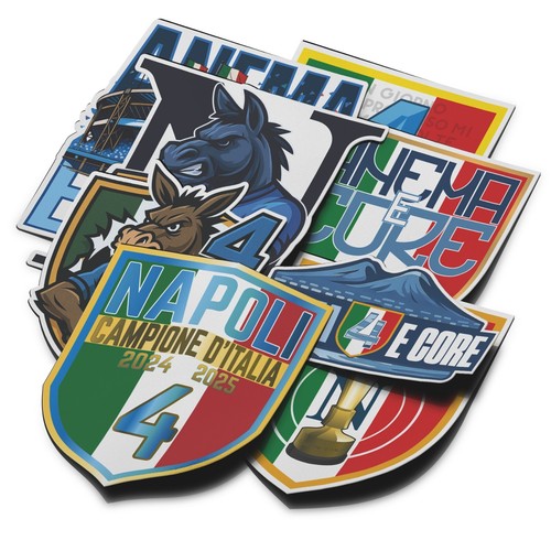 Adesivi napoli scudetto - adesivi,