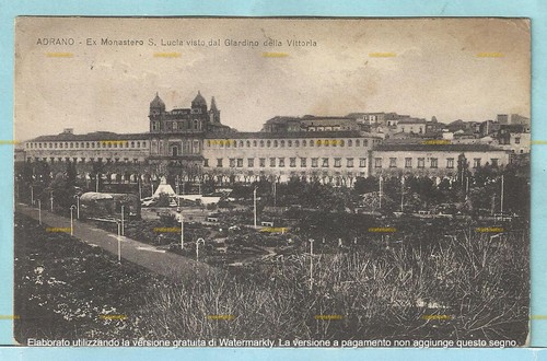 Cartolina adrano catania - cartolina,