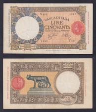 Banconota Italia 50 lire