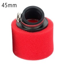 Filtro aria schiuma dritto 45 mm per carburatore Mikuni 28 mm siero 26 mm Dirt Bik